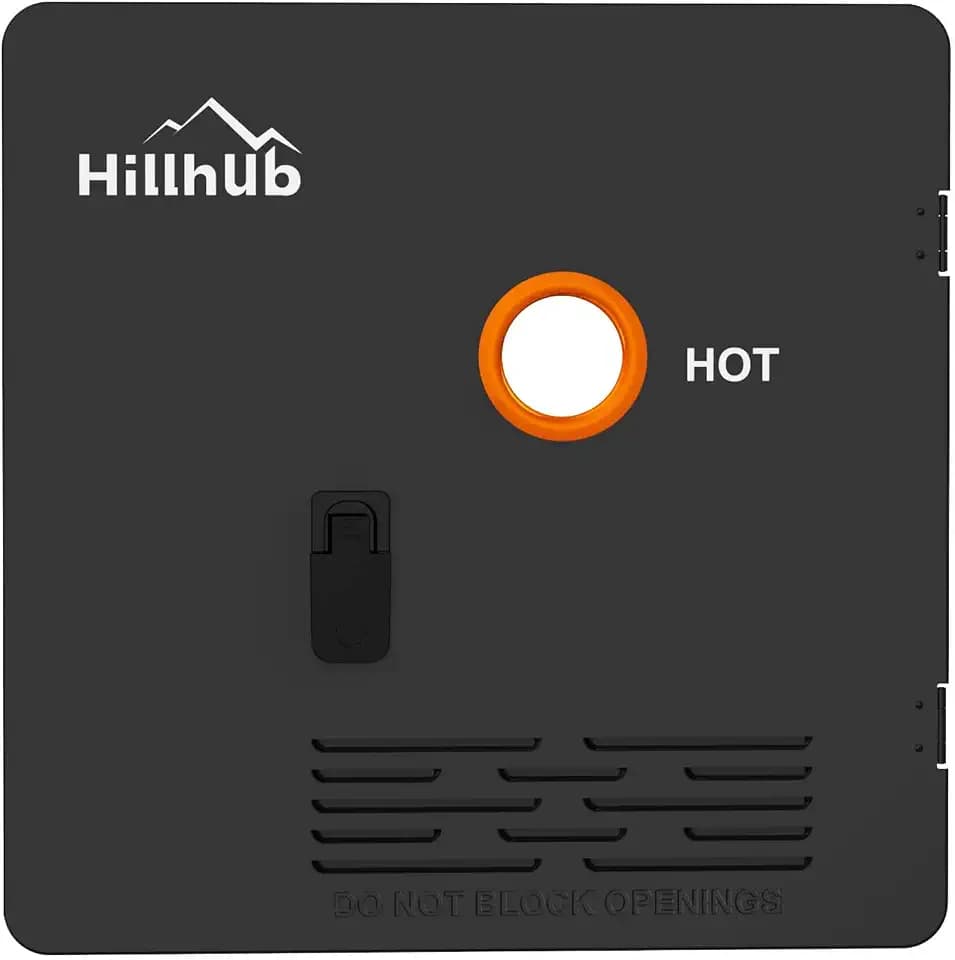 Hillhub 18 x 18 Inches RV Tankless Water Heater Black Door Kit (ONLY DOOR)