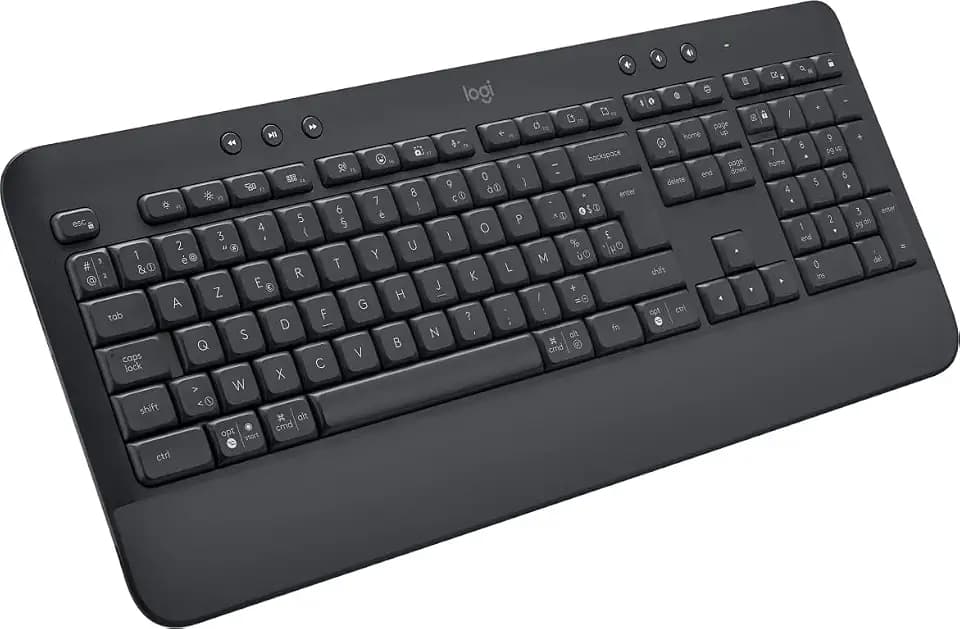 Logitech Signature K650 Comfort kabellose Tastatur mit Handballenauflage