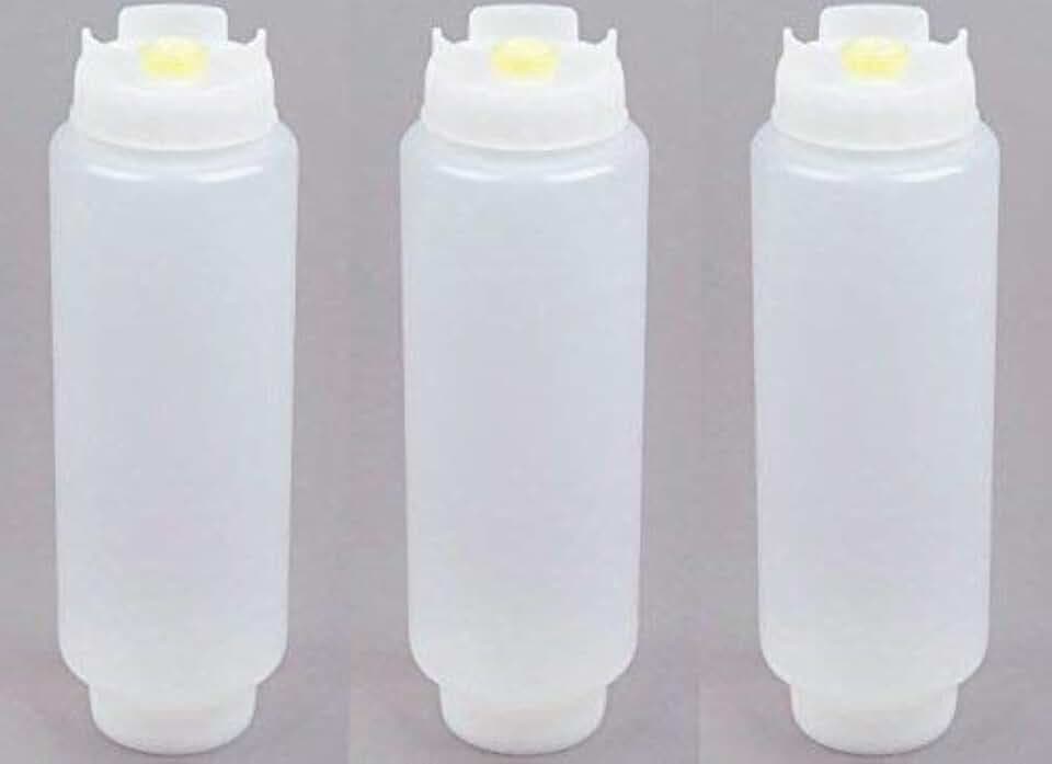 Fifo Sauce Squeeze Bottle Colour: White. Capacity: 591ml (20oz) — Pack of 3