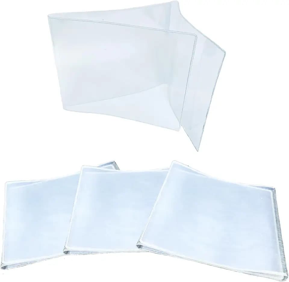 Mahjong Card Sleeve,Mahjong Accessories, Fit NMJL Large Size Card -4Pack