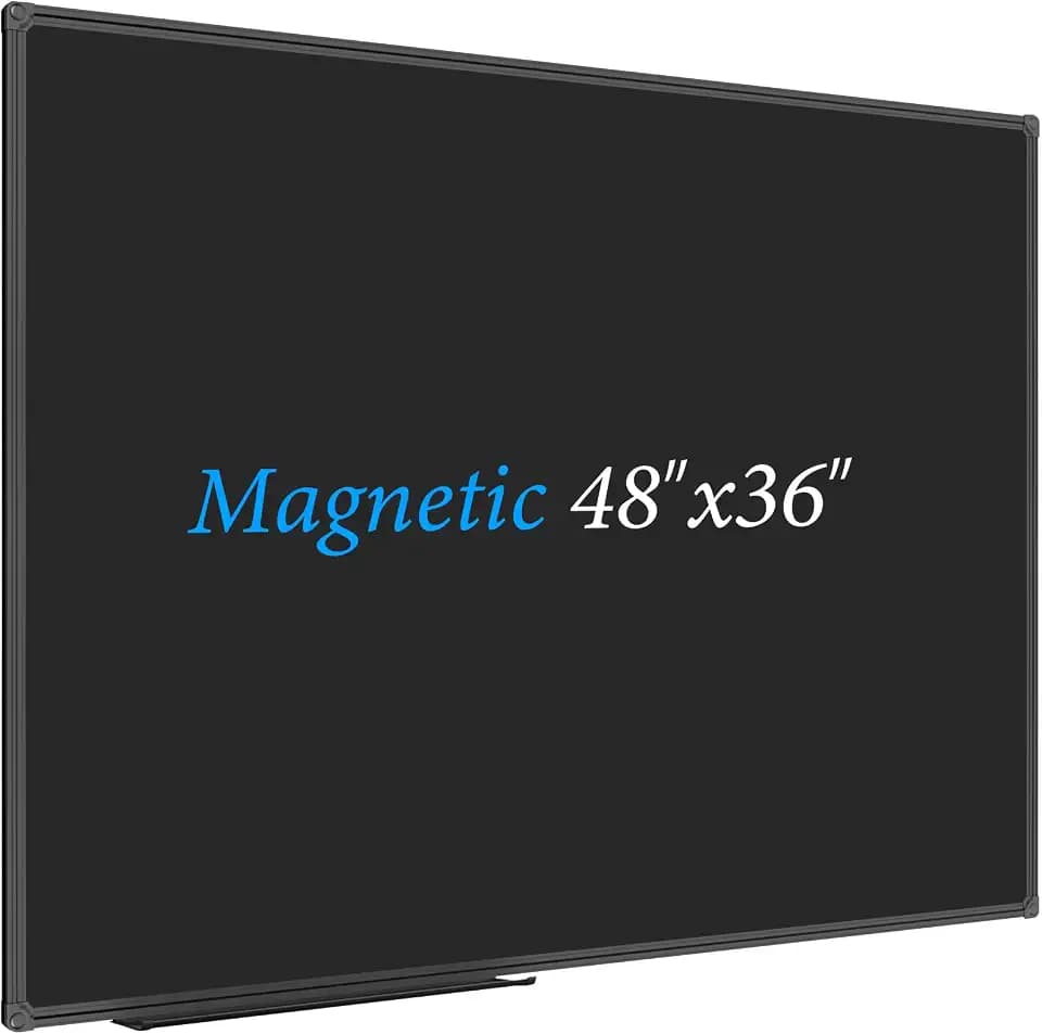 JILoffice Magnetic Chalkboard/Black Board 48 x 36 Inch
