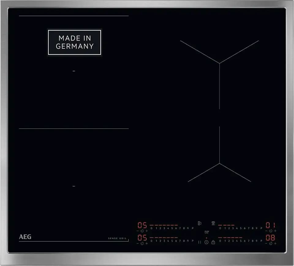AEG Induktionskochfeld 60cm, Made in Germany, SenseBoil, Bridge, TI64IB1FXB