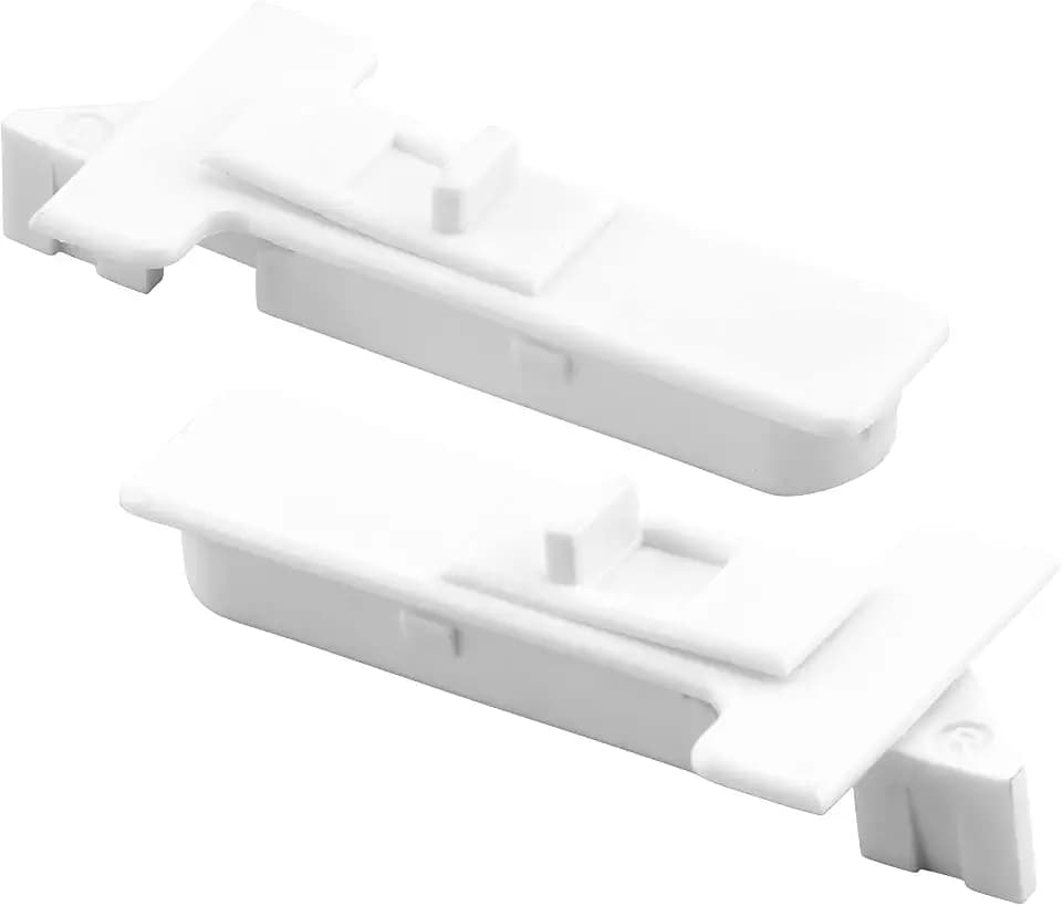 Prime-Line F 2933 Window Tilt Latch, Injected Molded Plastic, Fits Silverline Windows, White Color, Left and Right Hand Latches, Fasteners Not Required (1 Pair)