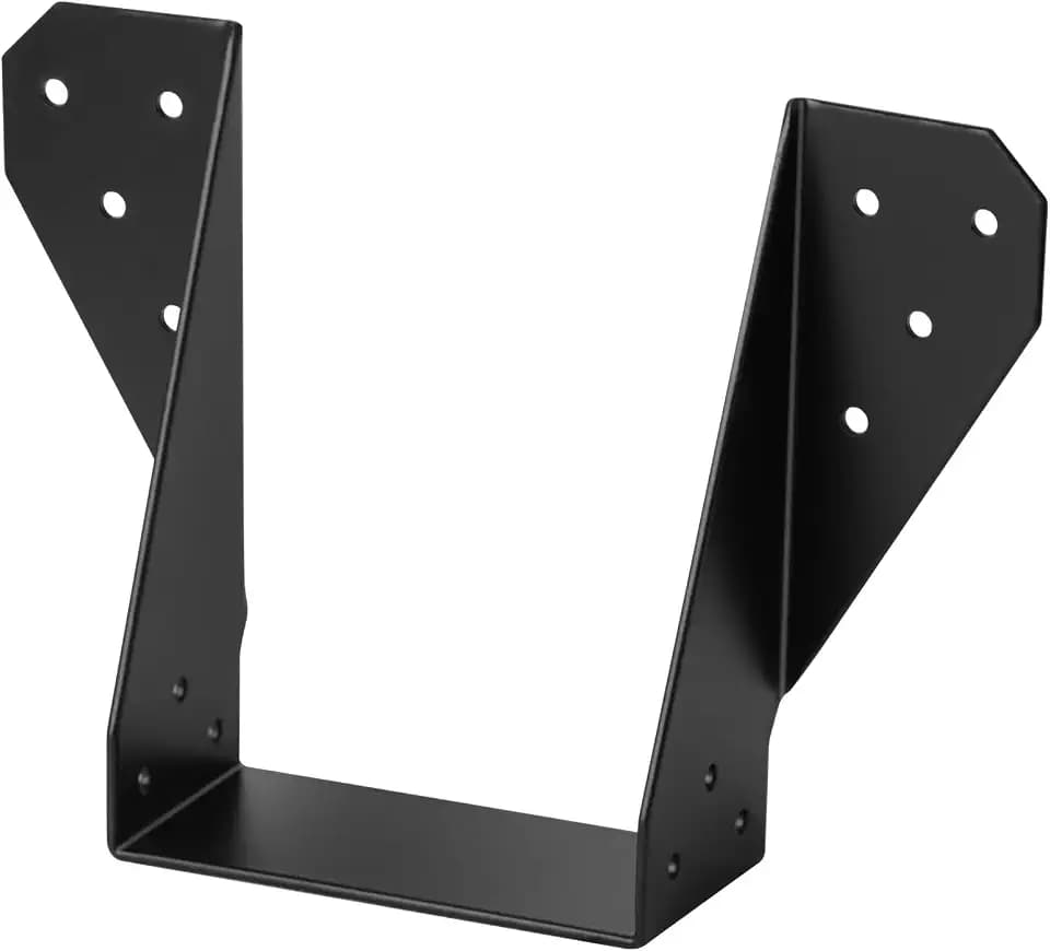 GBGS 10 Pcs Black 4 x 6 Face-Mount Joist Hanger