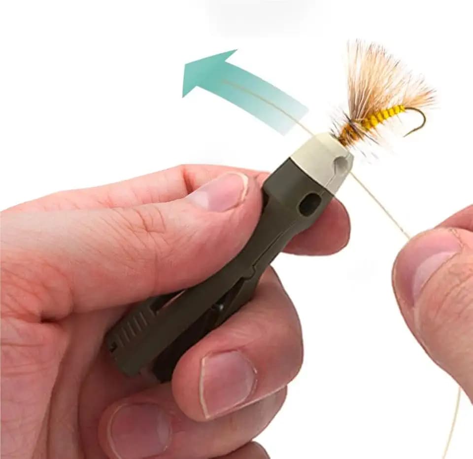 Fly and Ice Fishing Knot Tying Tool