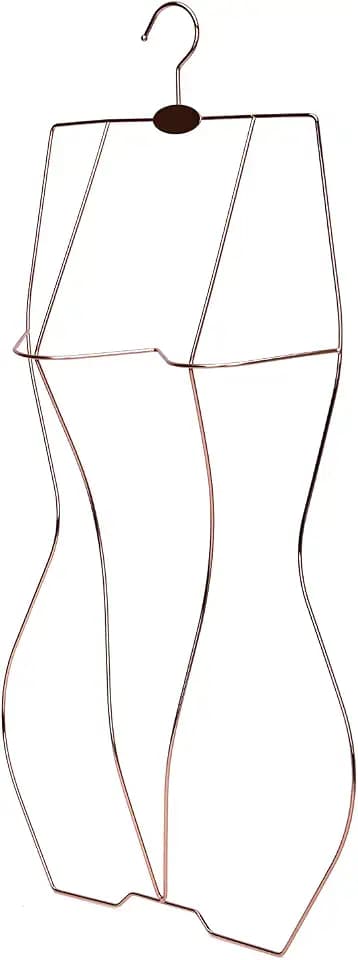 Rose Gold Color Bikini Swimsuit Hanger 3D Body Shape Display Hangers 10Pack