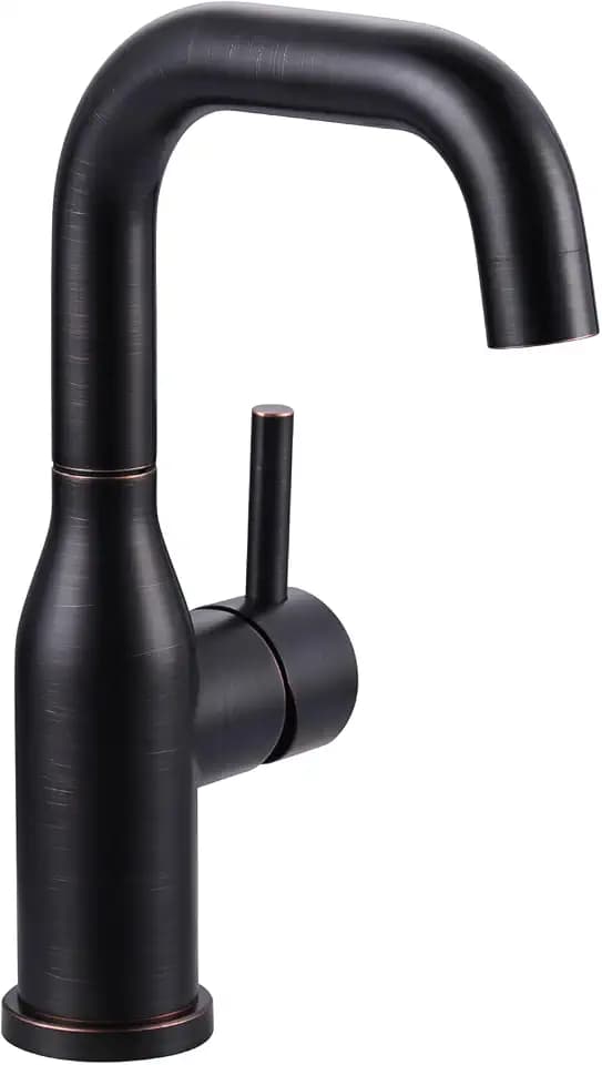 Bar Faucet Oil Rubbed Bronze: ARCORA Single Hole Wet Bar Sink Faucet - Prep Sink Faucet 360 Swivel - Small Kitchen Bathroom Tap with cUPC Supply Lines