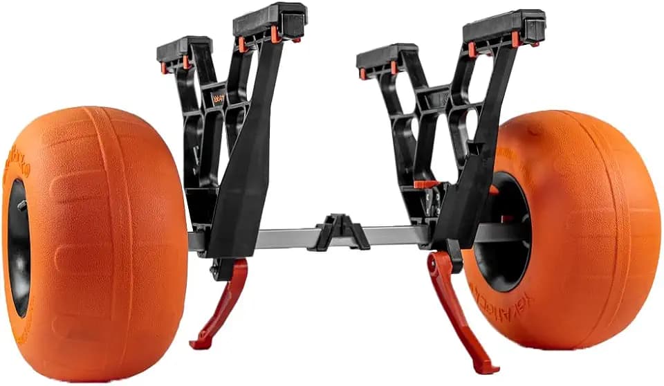 YakAttack TowNStow Bunkster Kayak Cart with Sand Tires