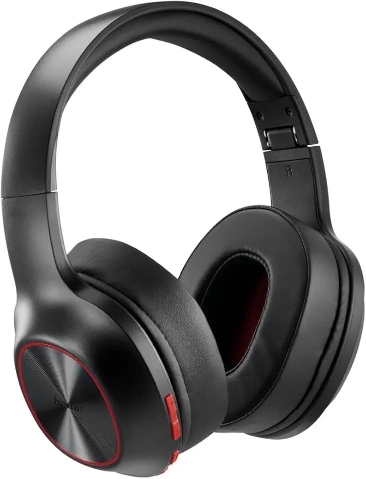 Hama Spirit Calypso III Bluetooth Kopfhörer, Over-Ear, Bass Boost, faltbar, kabellos, Langer Akku, leicht, Schwarz