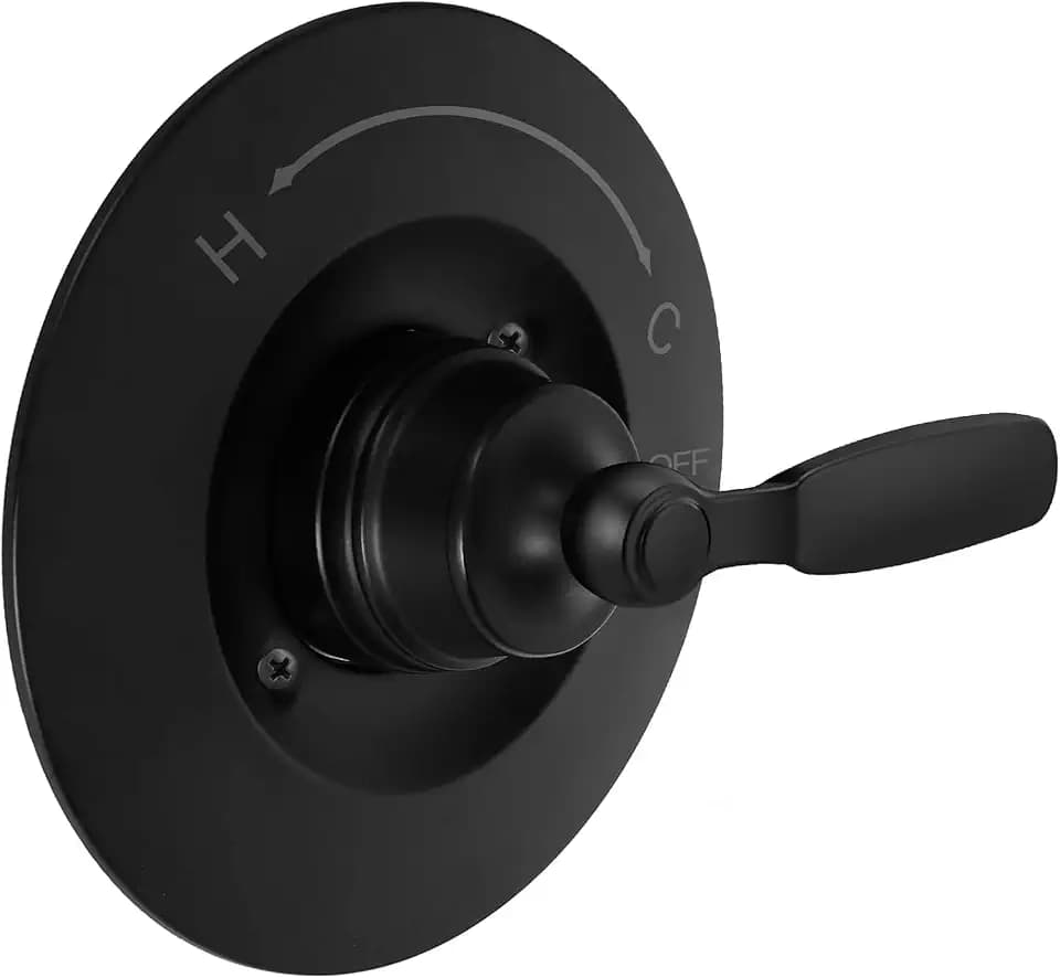 Replacement for Delta T14032-BL Shower Valve Trim Kit,Compatible with RP46074, Fits R10000 Series Valves(Cartridge/Valve Not Included) Black