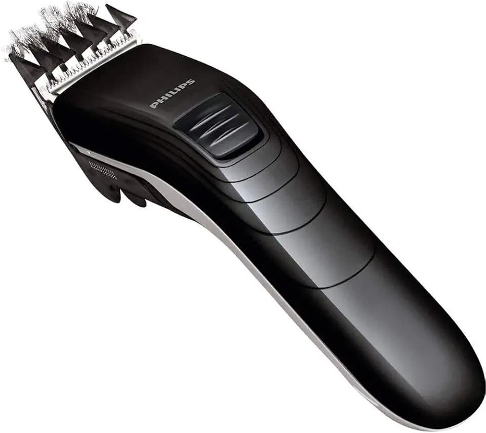 Philips Haarschneider f. d. ganze Familie QC5115/15 Edelstahlklingen, 11 Längeneinstellungen, Verwendung mit Kabel