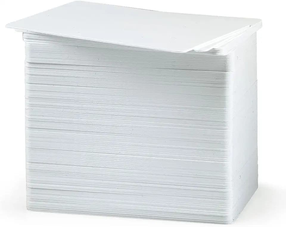 13.56 MHZ Classic Blank White 1K Hotel Keycards - 200 pk