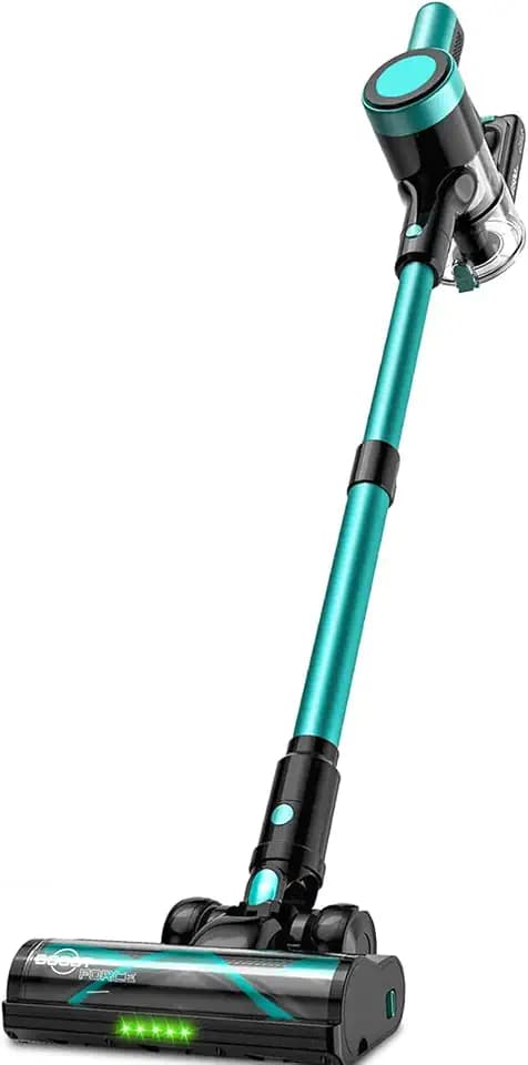 Cordless Vacuum Cleaner, 500W 55KPa 10-in-1 Self-Standing Stick Vacuum with Smart LED Display, Vacuum Cleaners for Home, Pet Hair, Carpet, Hard Floors and Car