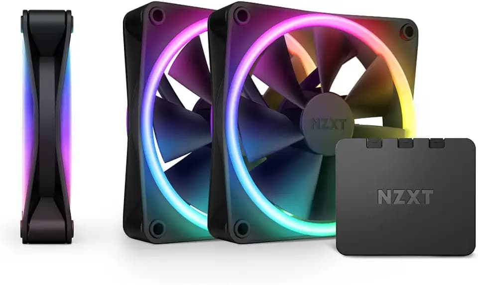 NZXT F120 RGB Duo Triple Pack - 3x 120mm RGB-Lüfter + Hub - Schwarz