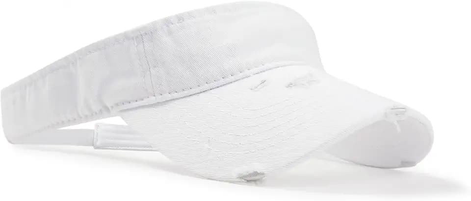 ANDICEQY Retro Ripped Sun Visor Hat, Baseball Sun Visors for Women and Men