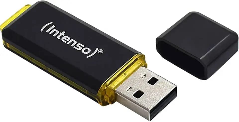 Intenso High Speed Line, 64 GB USB Stick, USB 3.2 Gen. 1x1 (bis zu 250MB/s), Schwarz