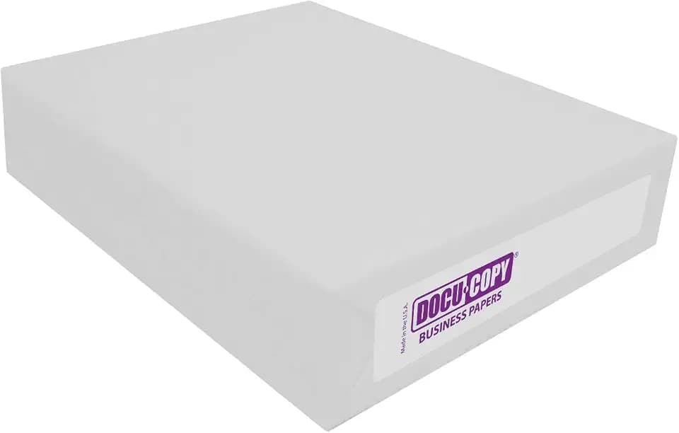 7593 Reinforced Premium Multipurpose Copy Paper 24lb 8.5" x 11" 3 Holes 1 Ream/500 Sheets