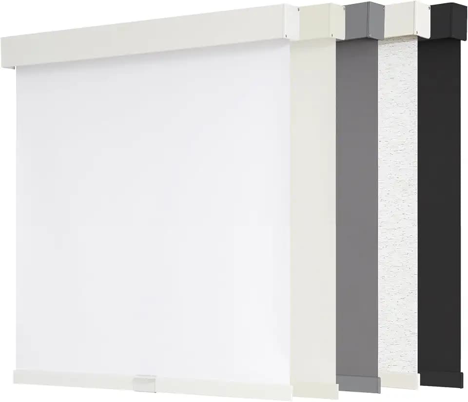 AOSKY Cordless Blackout Roller Shades, 34" W x 72" H, White