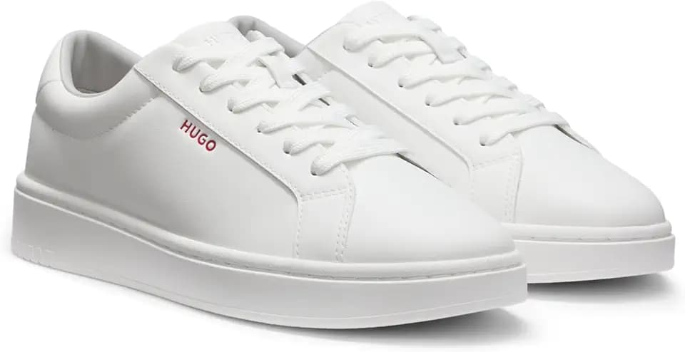 Hugo Womens Neston Smooth Leather Sneakers