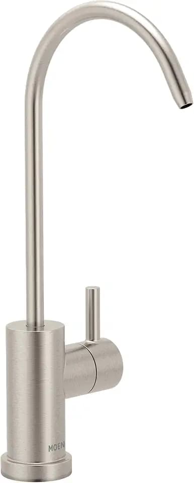 Moen Sip Spot Resist Stainless Modern Drinking Water Beverage Faucet with Optional Filtration System, F7660SRS