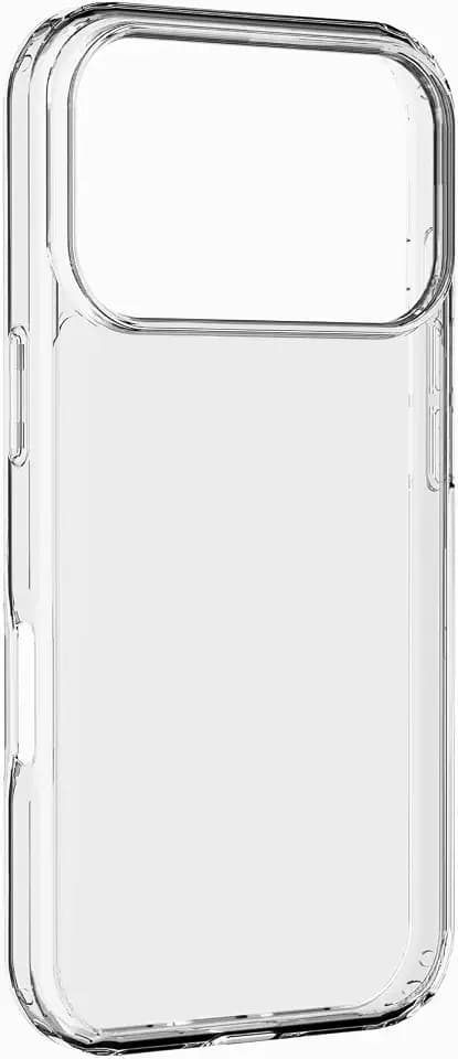 cellularline - Clear Strong - Kompatibel mit iPhone 17 Pro - Harte Schutzhülle mit Gummirändern - Stoßfest, schützt vor Stürzen und Aufprall - Enthält recyceltes Material - Transparent