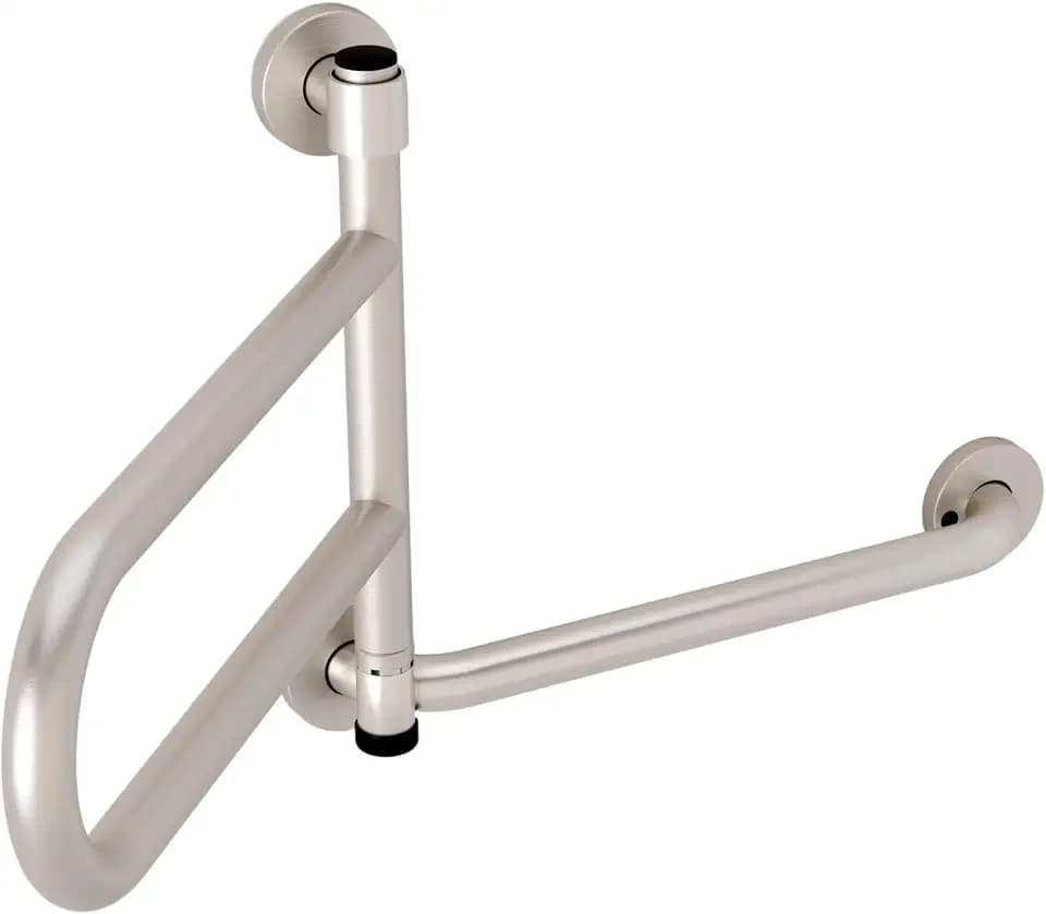 HEALTHCRAFT DependaBar Pivoting Grab Bar, 5 Locks - Brushed Stainless