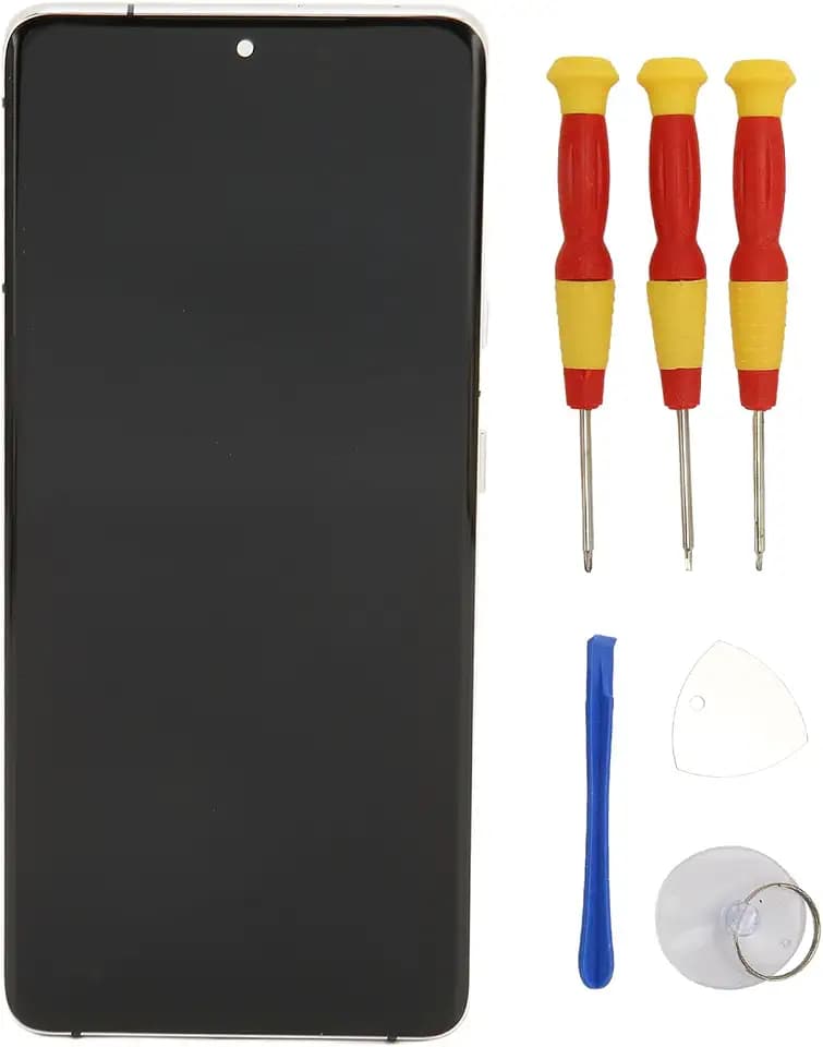 Cuifati Ersatzbildschirm für S21 Ultra 5G G998U G998B G998FDS, LCD-Display, Touchscreen, Digitizer-Baugruppe mit Rahmen, Kompatibel mit S21 Ultra 5G