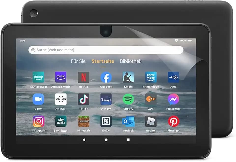 NuPro Displayschutzfolie für Amazon Fire 7-Tablet (12. Generation, 2022), Doppelpack