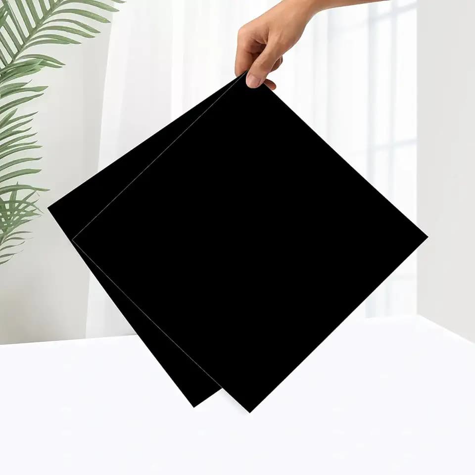 Lareko Black Marble Peel and Stick Vinyl Floor Tiles,20 Tiles - 12" x 12",Waterfproof and Self Adhesive Vinyl Sticker Tiles,Laminate Flooring for for Kichen,Bathroom,Dining Room(Black)