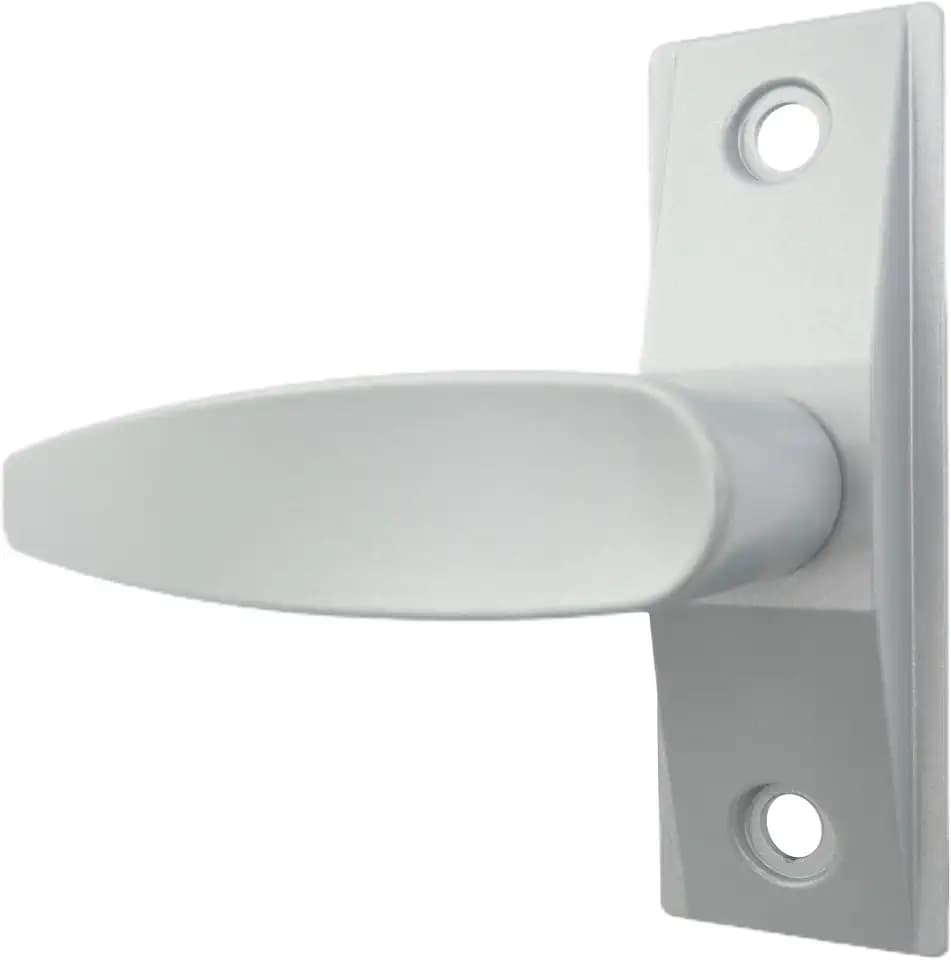 elox Storefront Lock Type Deadlatch Lever Handle for Adams Rite Narrow Stile Lock, Aluminum Color (Right Hand)