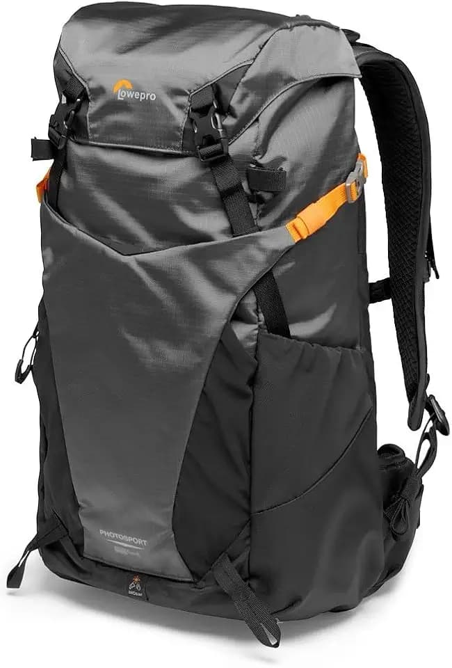 Lowepro PhotoSport BP 24L AW III, Wander Kamerarucksack für Spiegellose, seitlicher Zugriff, herausnehmbarer Kameraeinsatz und Zubehörgurtsystem, Blau un Schwarz, kompatibel mit Sony α7