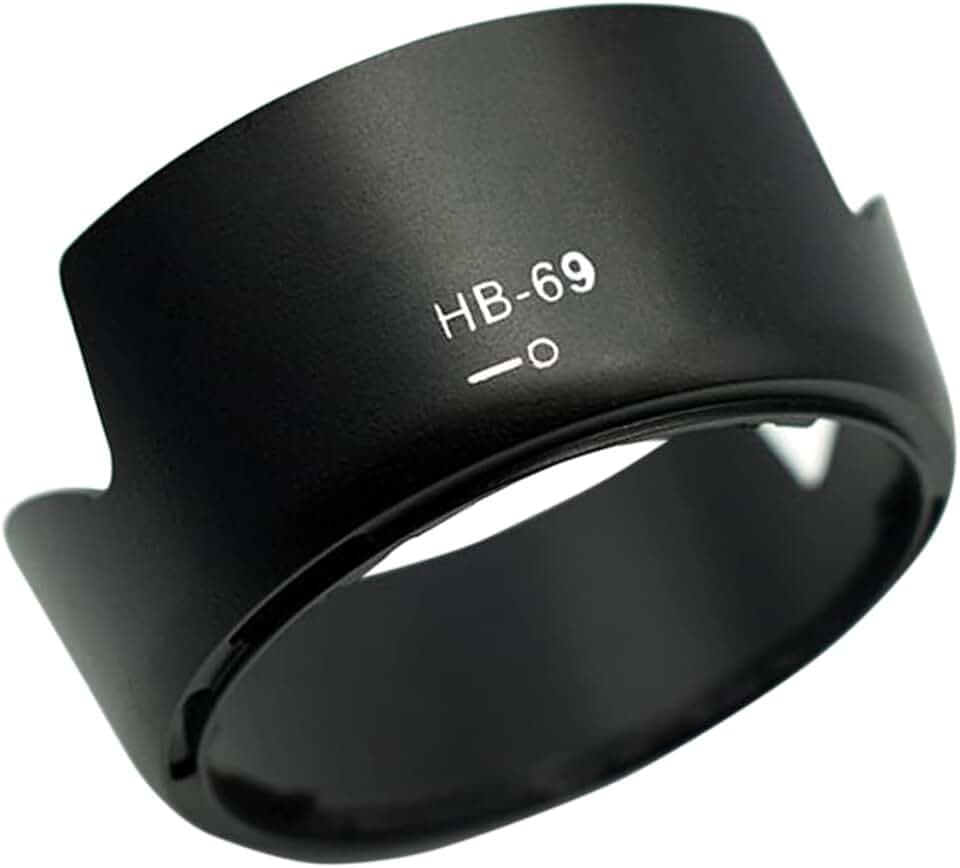 HB-69 Gegenlichtblende Streulichtblende Sonnenblende für Nikon AF-S (Nicht für AF-P) DX 18-55mm f/3.5-5.6GVR II (Nicht für G VR, Nicht für G EG II), 52mm Digital Tulip Flower Lens Hood