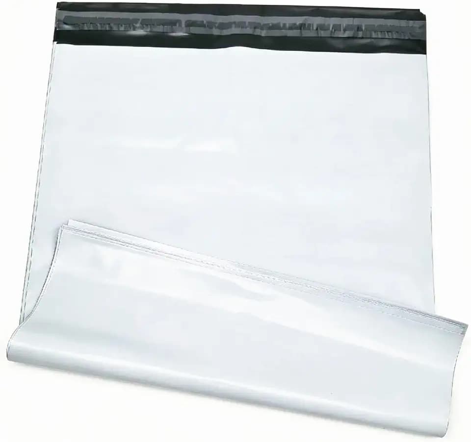 17.7 X 22 Inches White Poly Mailers,Large Self-Sealing Shipping Bags 10 Pcs