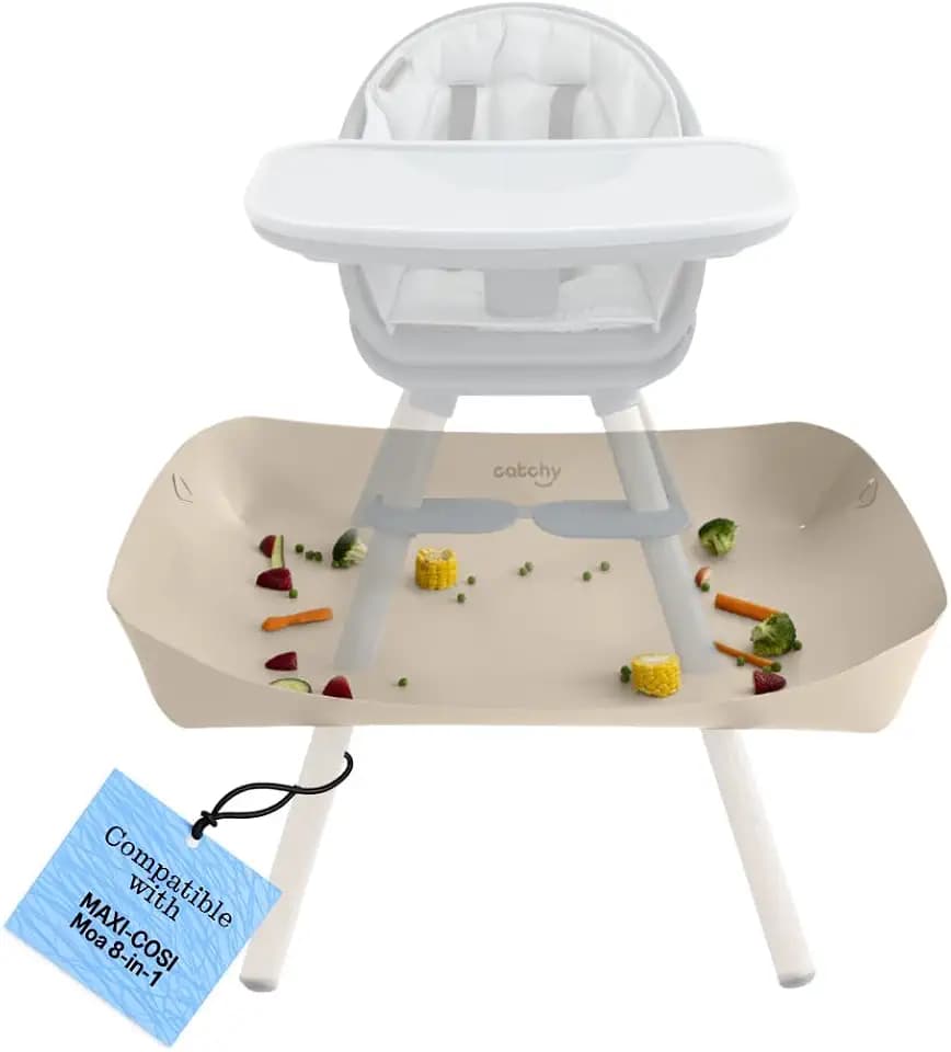 CATCHY - Food Catcher - Compatible with Maxi-COSI Moa 8-in-1 High Chair + 12 Other High Chairs - Highchair Sold Separately - Baby & Toddler Food & Mess Catcher - Under High Chair Accessory