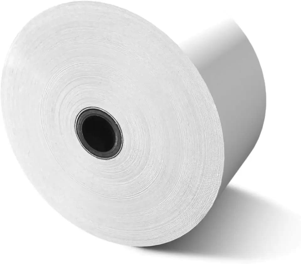 (2 Rolls) 3 1/8" x 815' heavy thermal paper 2 rolls - nautilus hyosung halo - ATM Special Thermal Paper Rolls - BuyRegisterRolls