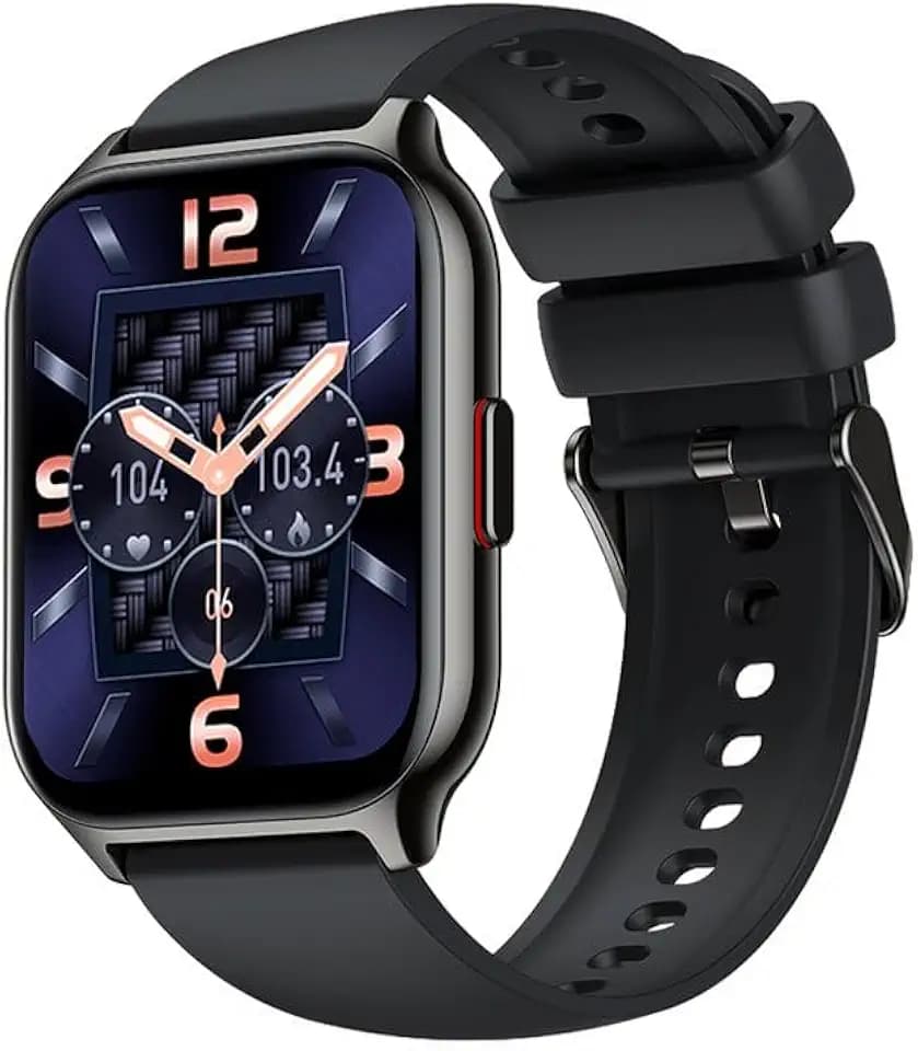 Cool Nova Smartwatch, Silikon, Schwarz (Anrufe, Gesundheit, Sport)