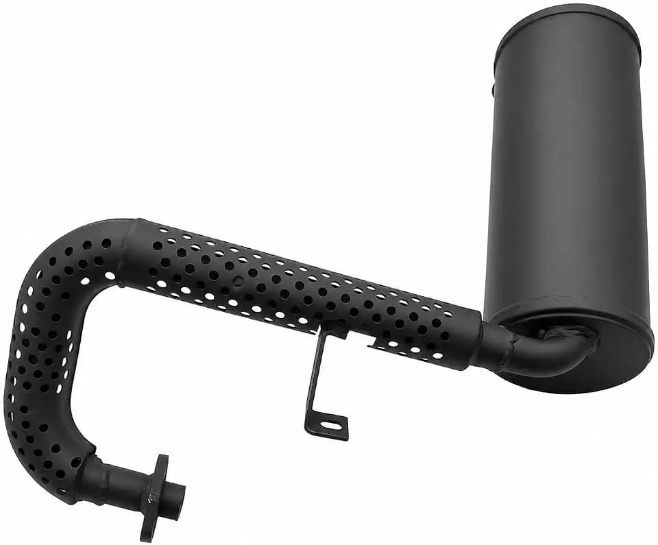 Golf Cart Exhaust Muffler Assembly Replacement for 1994-2014 Club Car DS Gas with Kawasaki FE290 Engine, Replace 101859301
