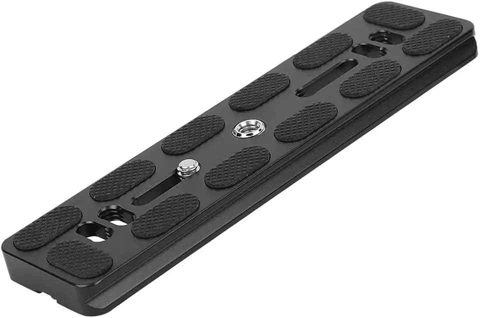 VBESTLIFE Schnellwechselplatte, für Arca Mount Kugelkopf, Kugelkopf-Schnellwechselplatte aus Aluminiumlegierung, mit 1/4-Zoll-Schraube(150 mm/5,9 Zoll)