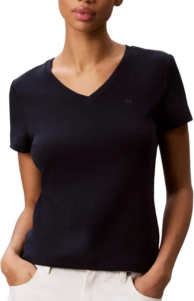 Calvin Klein V-Neck Short Sleeve Tee
