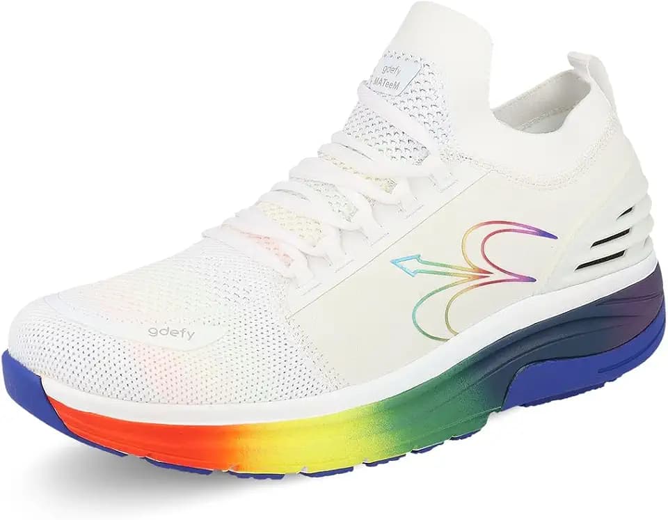 G-DEFY MATeeM Women’s Cross Trainer Shoe | Heel Support | VersoShock Technology for Pain Associated with Prolonged Standing or Walking | Arch Support | Diabetic Shoes | Wide Shoes | Free Orthotic