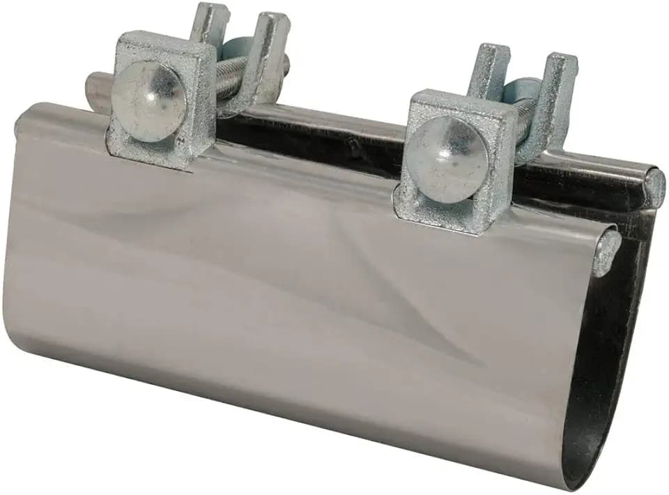 Eastman 6 Inch Pipe Repair Clamp, 2 Inch IPS Connection, Stainless Steel, 45198