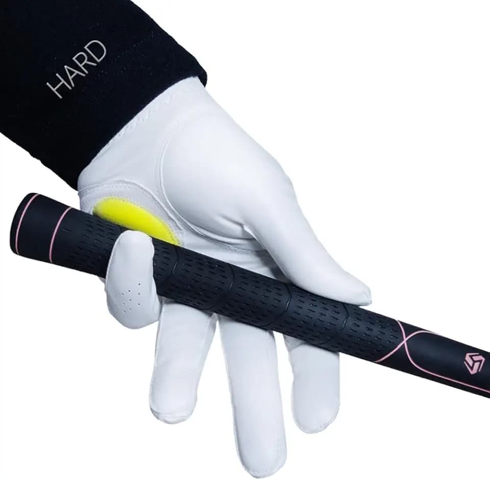 WINNER SPIRIT Miracle Grip Hard Type Training Golf Glove Consistent Stable Grip with Cabretta Leather