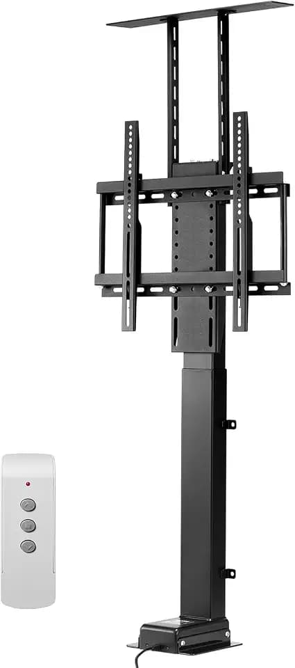 VEVOR Motorisierter TV-Liftständer verstellbare Halterung für TV-Liftständer (60 kg belastbar), vertikale elektrische TV-Halterung mit Fernbedienung, für 813-1397 mm (Nicht im Schrank)