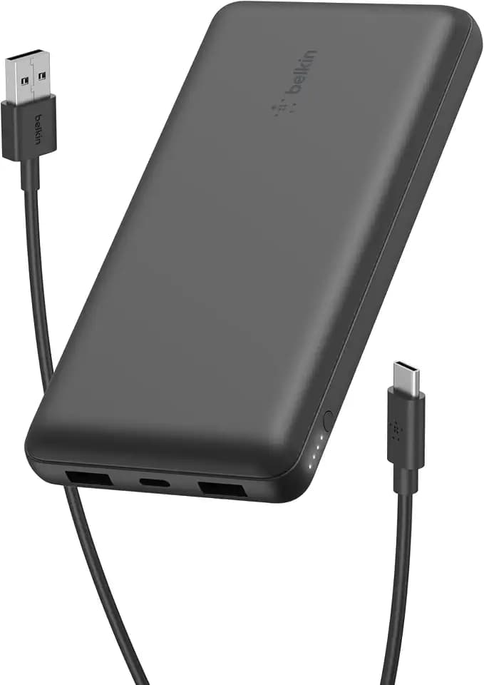 Belkin BoostCharge 20000mAh Power Bank mit USB C und USB A Ports – Schwarz