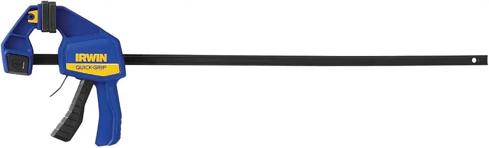 IRWIN Quick-Grip Bar Clamp, One-Handed Clamp/Spreader, 24-Inch (1964720), Blue