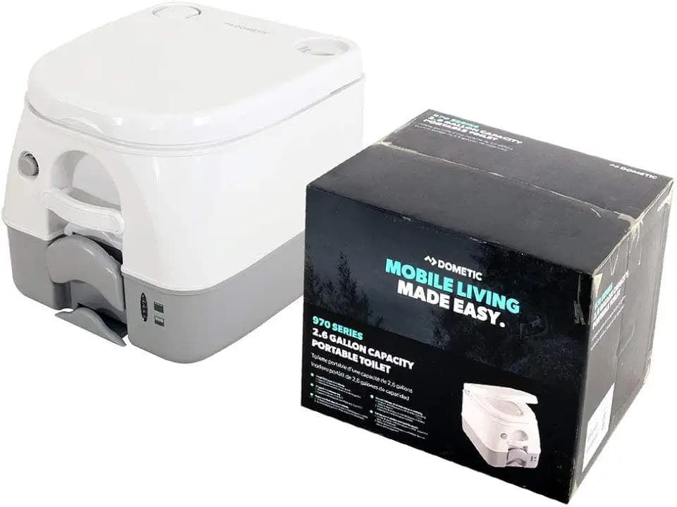Dometic Sanitation Dometic - 972 Portable Toilet 2.6 Gallon - Grey