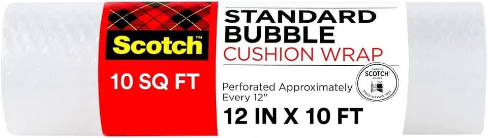 Scotch Cushion Wrap, 12 in x 10 ft, 1 Roll