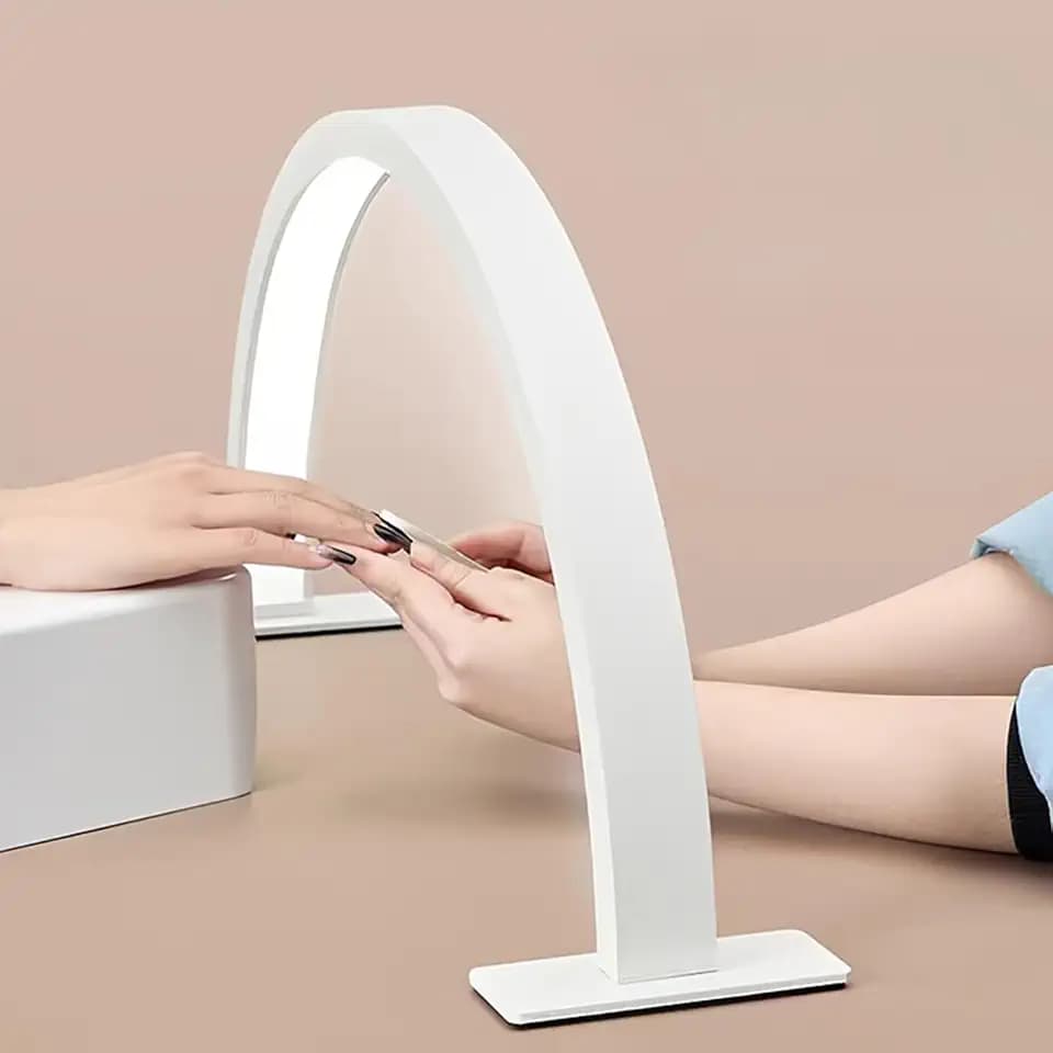 Half Moon Nail Lamp for Nail Art, Stylish Desk Light