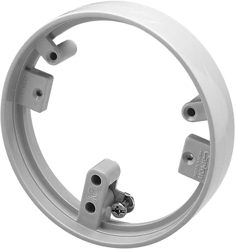 Steel City Floor Box Cover Adapter Ring, One Piece, 4.55 in Diameter