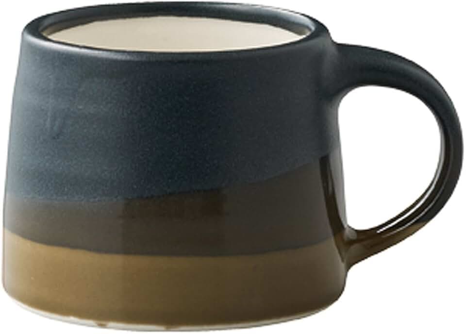 KINTO SCS-S03 20753 Mug, 4.3 fl oz (110 ml), Black x Brown